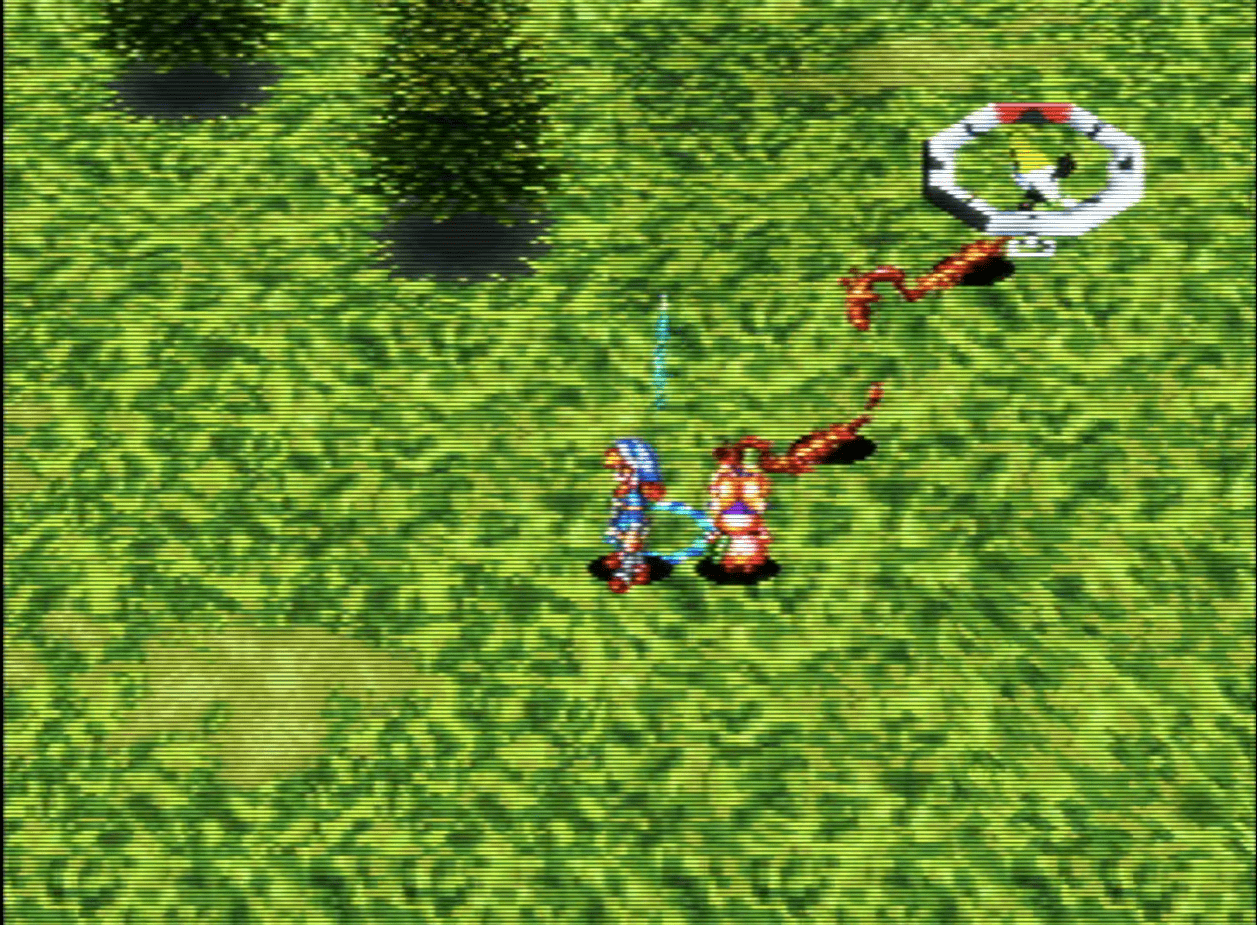 Enemies out in the field going for Sue and Justin